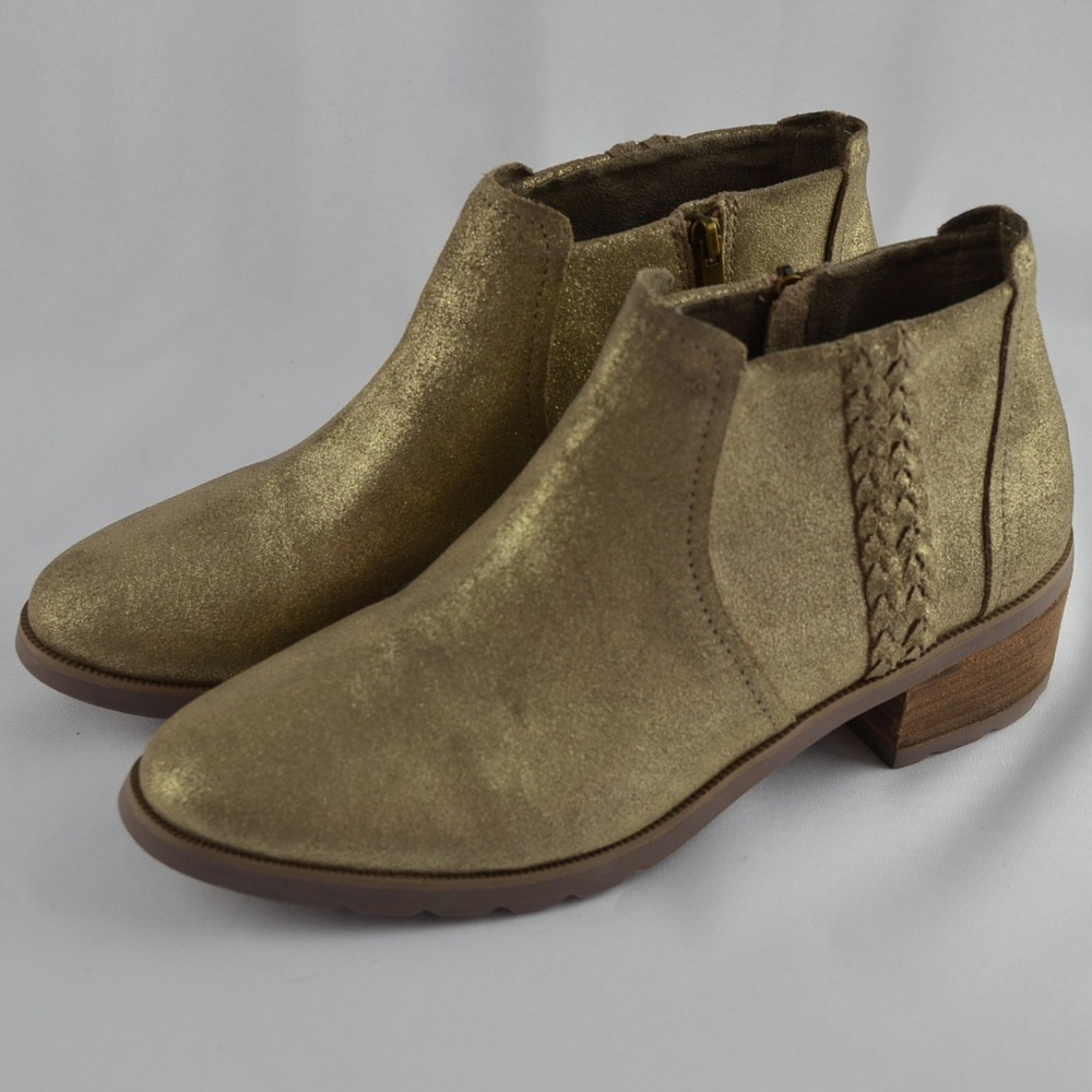 NEW! Reef Leather Voyage Side Zip Low Bootie 7.5